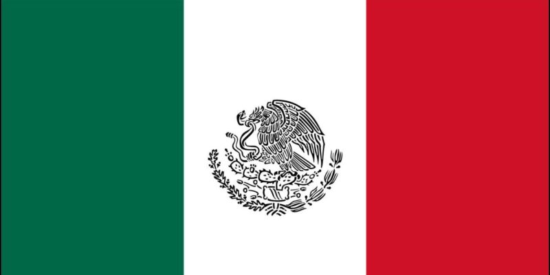 bandeira civil do México