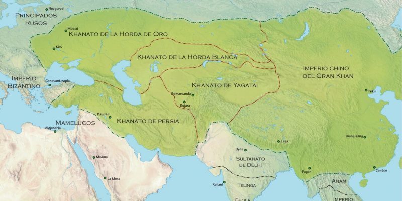 Mapa do Império Mongol