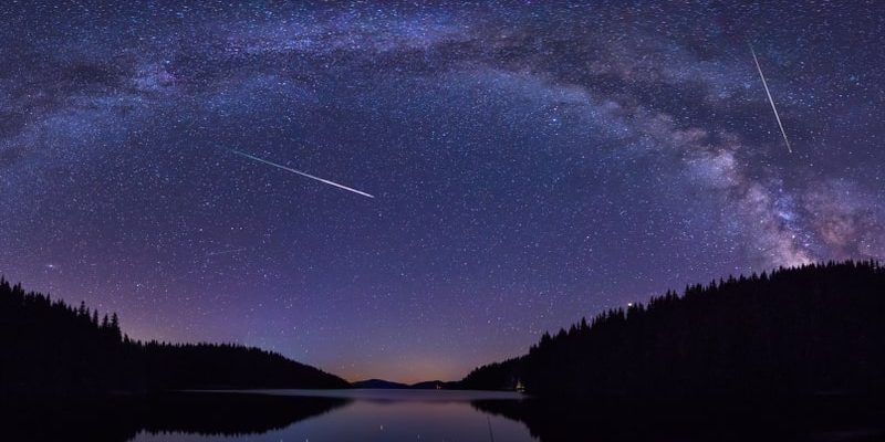 chuva de meteoros de estrelas