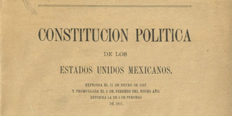 Constituição Mexicana - 1857 - 1917